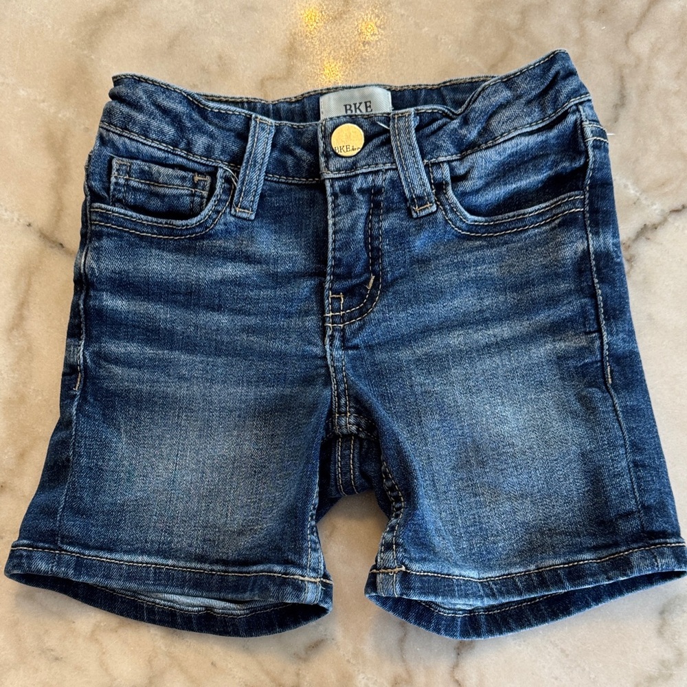 BKE Kids Dark Blue Denim Shorts